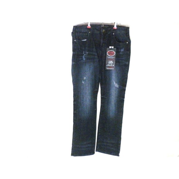Cowgirl Tuff Jeans 36x33 Womens Blue Denim Bootcut‎ Hustlin Haulin Dark Wash NWT - Picture 1 of 16